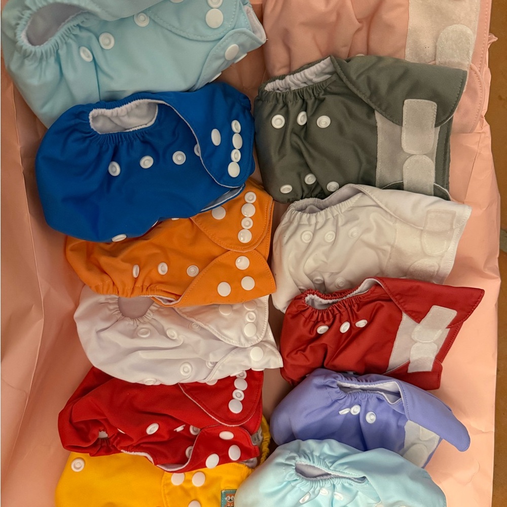 Colorful Baby Cloth Diaper Set